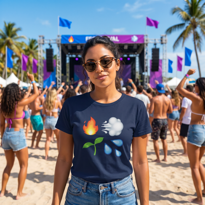 Four Elements Emojis Classic Tee