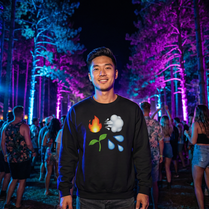 Four Elements Emojis Crewneck
