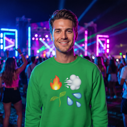 Four Elements Emojis Crewneck