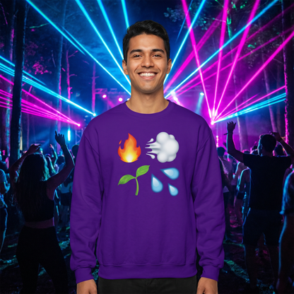Four Elements Emojis Crewneck