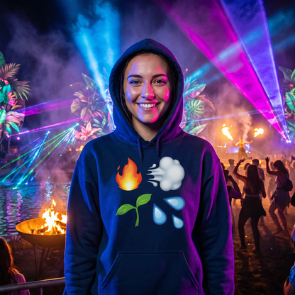 Four Elements Emojis Hoodie