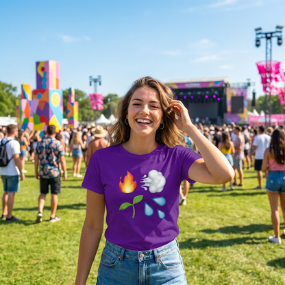 Four Elements Emojis Premium Tee