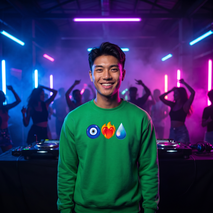 Eye Heart Drip Logo Crewneck