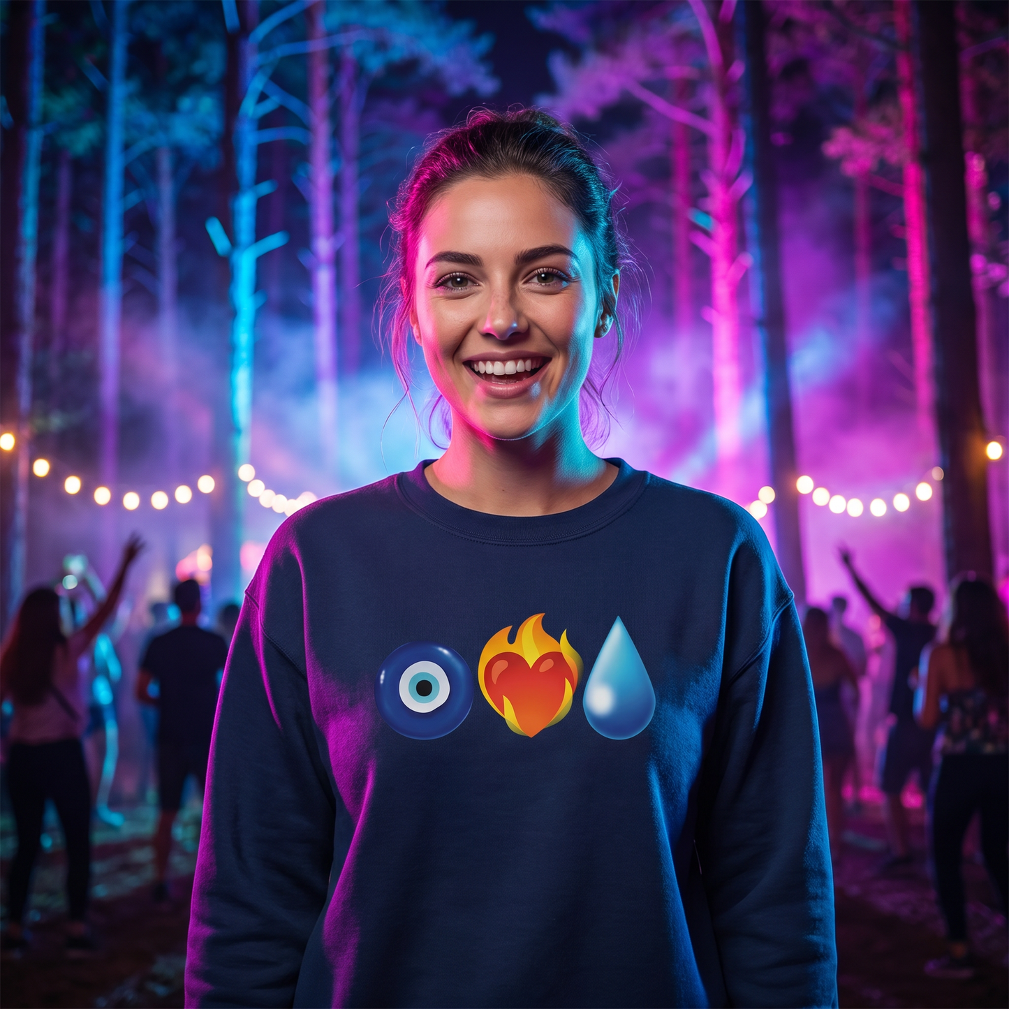 Eye Heart Drip Logo Crewneck