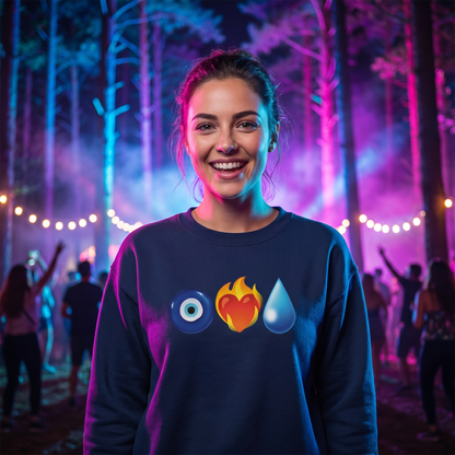 Eye Heart Drip Logo Crewneck