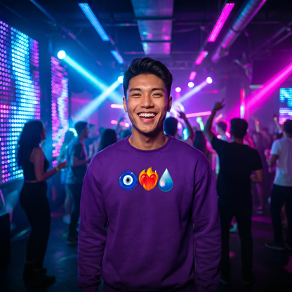 Eye Heart Drip Logo Crewneck
