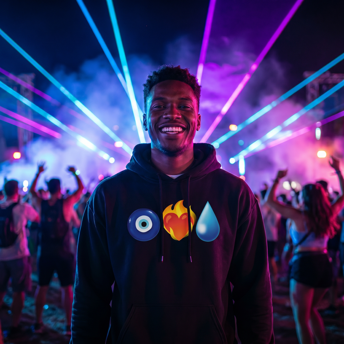 Eye Heart Drip Logo Hoodie