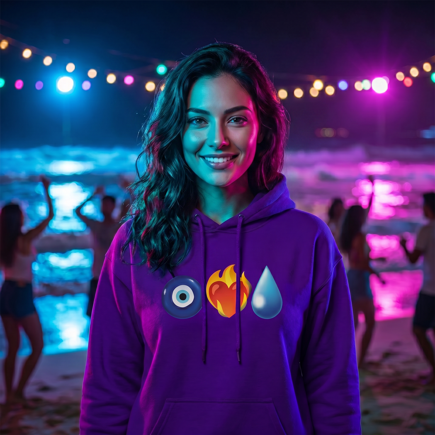 Eye Heart Drip Logo Hoodie