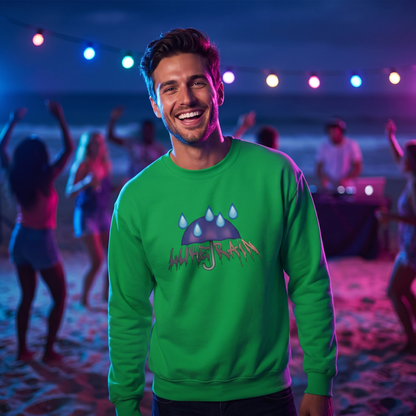 Luke Rain Umbrella Crewneck - Color Text