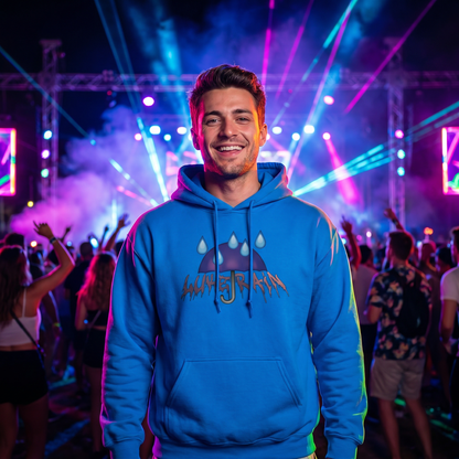Luke Rain Umbrella Hoodie - Color Text