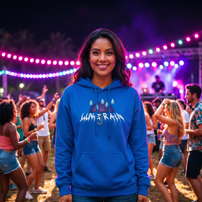 Luke Rain Umbrella Hoodie - White Text