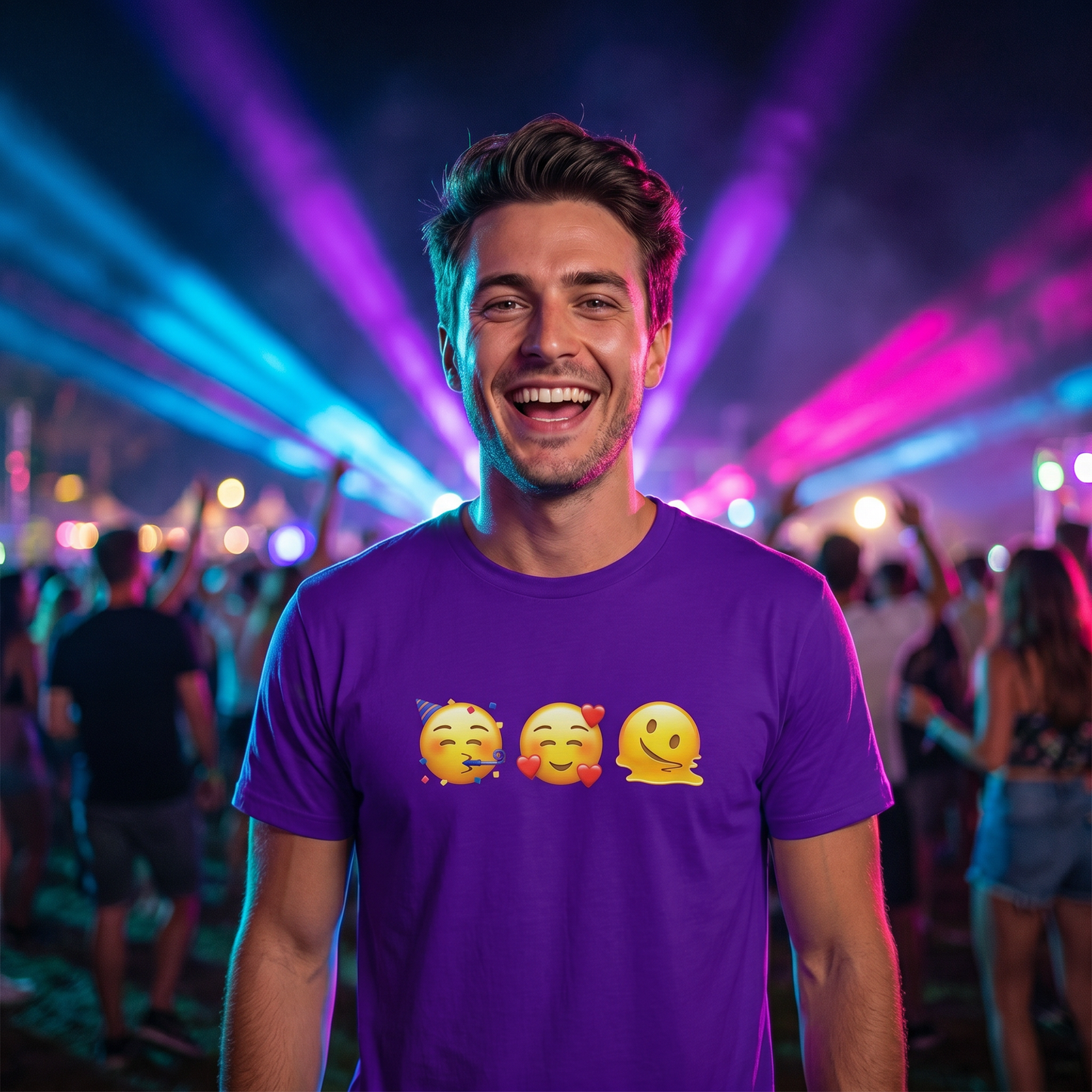 Party Love Melt Emoji Classic Tee