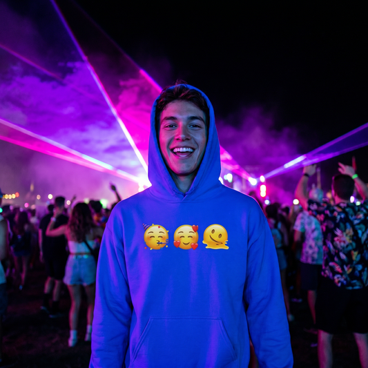 Party Love Melt Emoji Hoodie