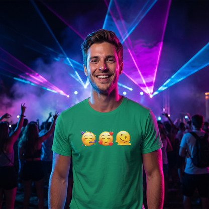 Party Love Melt Emoji Premium Tee