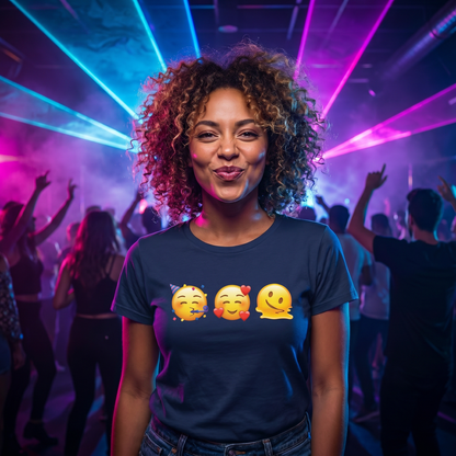 Party Love Melt Emoji Premium Tee