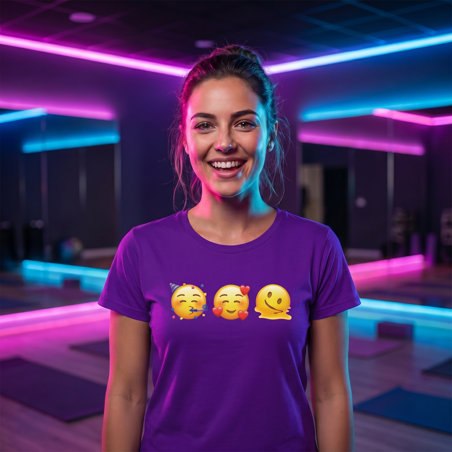 Party Love Melt Emoji Premium Tee