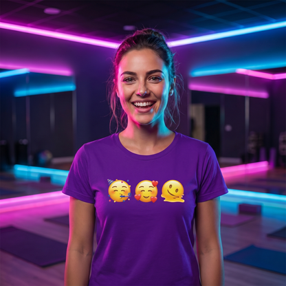 Party Love Melt Emoji Premium Tee