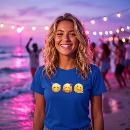 Party Love Melt Emoji Premium Tee